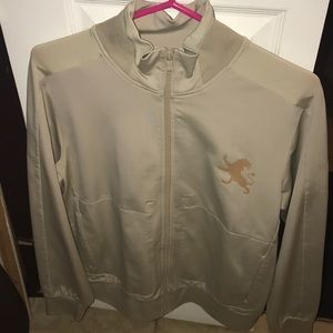 Express track jacket tan small S mens vintage